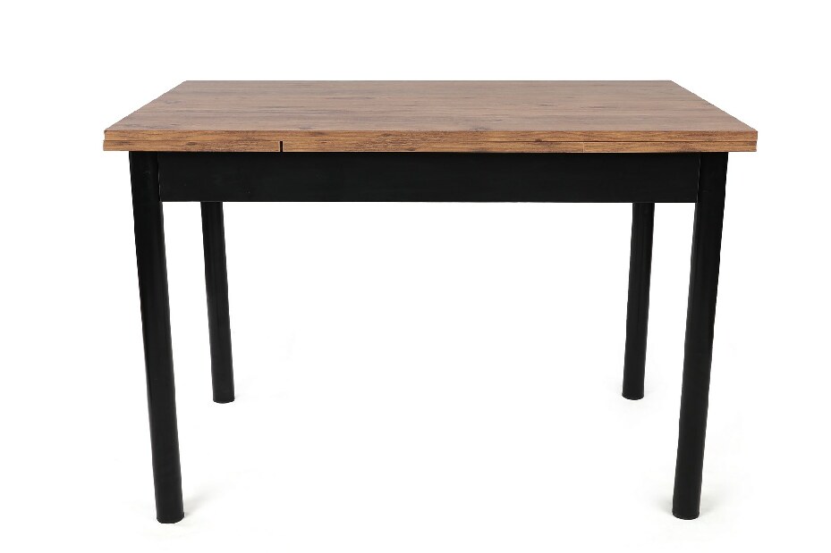 Rozkladací jedálenský stôl (pre 6 osôb) Pollo (Orech + Čierna) *výpredaj