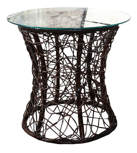 Príručný stolík Salemon (hnedá)