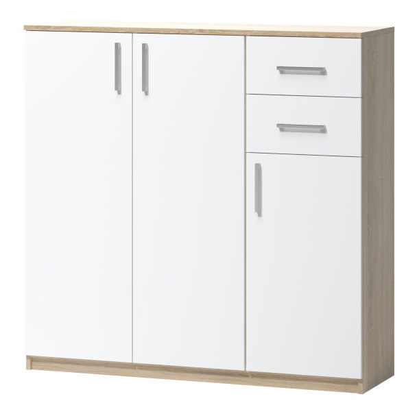 Komód Tetris 06 (szonoma tölgy + fehér)