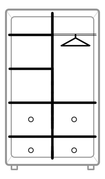 Ormar za garderobu- Kondela