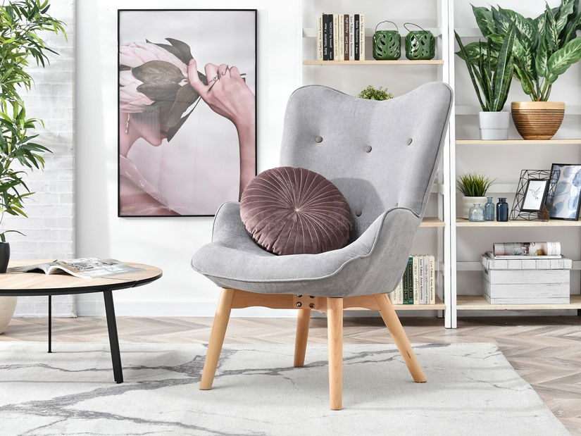 Fotelja Nutri (siva + bukva)