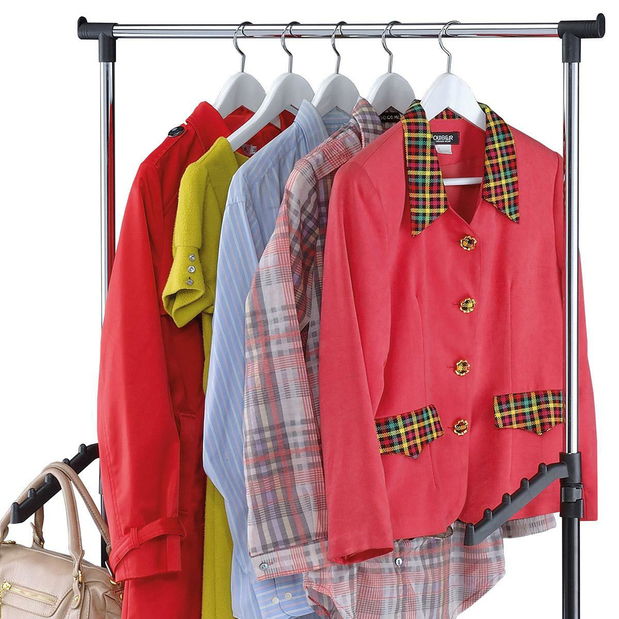 Cuier cu roți Adjetivo (negru)