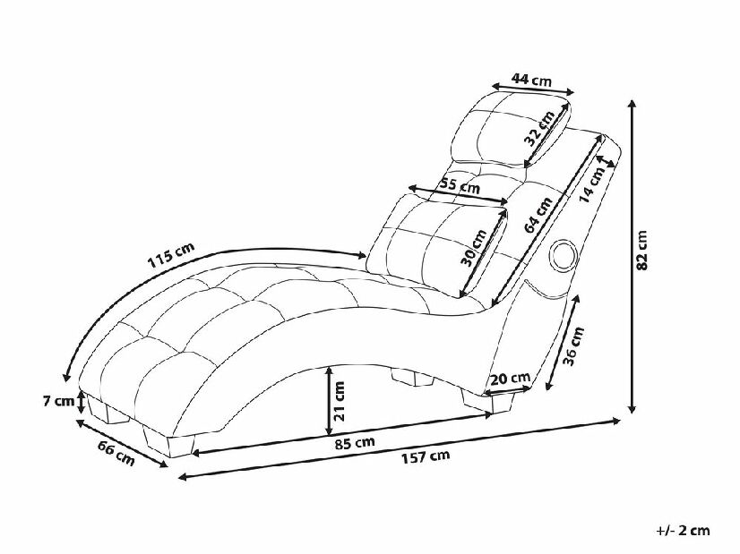 Sofa Stellina (zelena) (sa zvučnikom i USB priključkom)