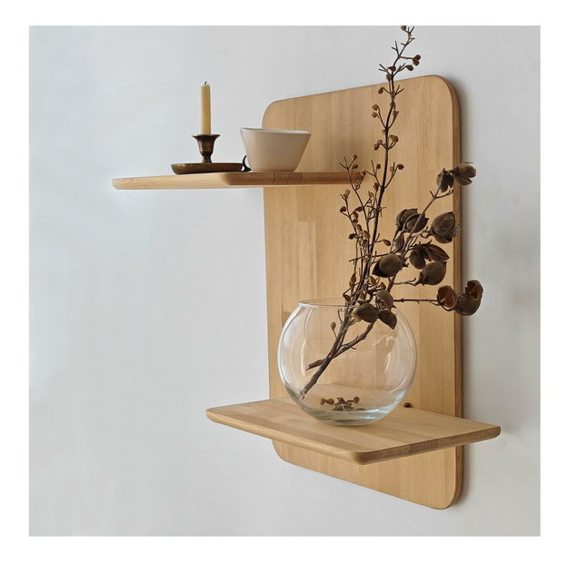 Polica Polupe 2 (hrast)