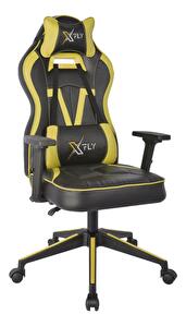 Irodai gamer szék Vamivo 4 (sárga + fekete) 
