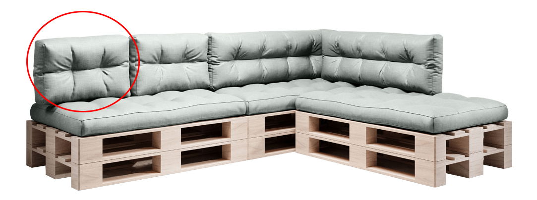 Vankúš Amila (svetlosivá)