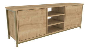 TV stolić Otosello (zlatna + hrast)