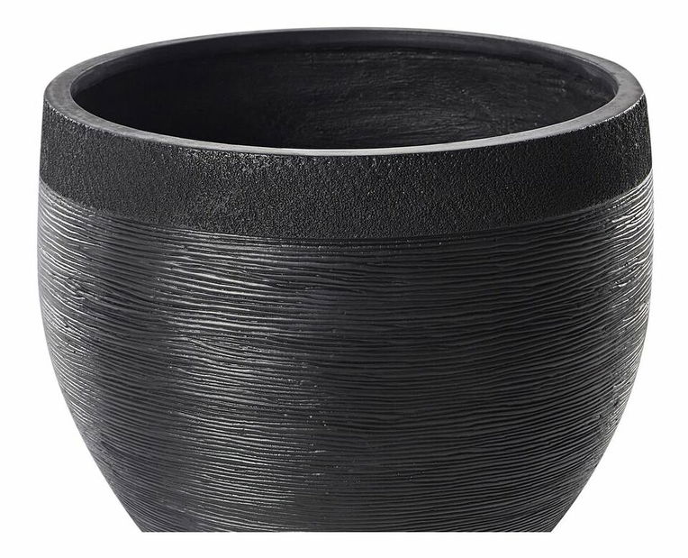 Kvetináč 39 cm Zakza (čierna)