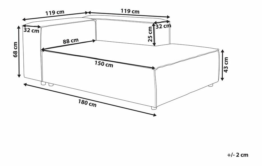 Canapea/Divan Afrika (bej) (S)