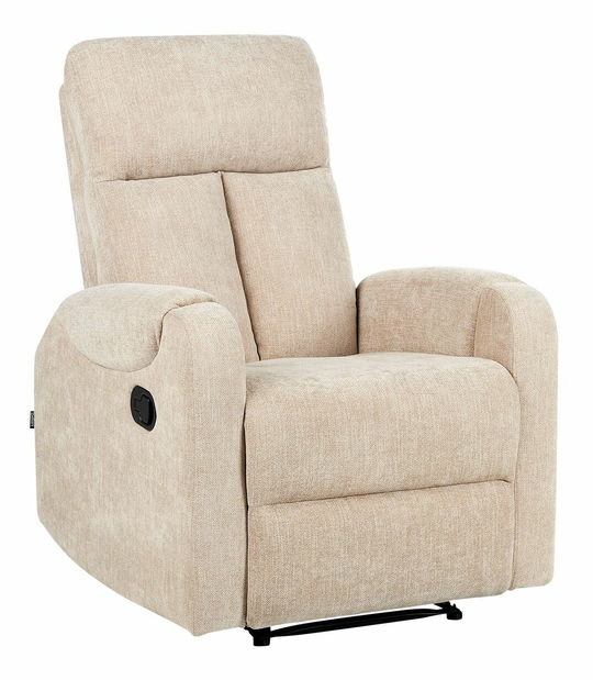 Relaxačné kreslo Seabert (béžová) (s LED osvetlením)
