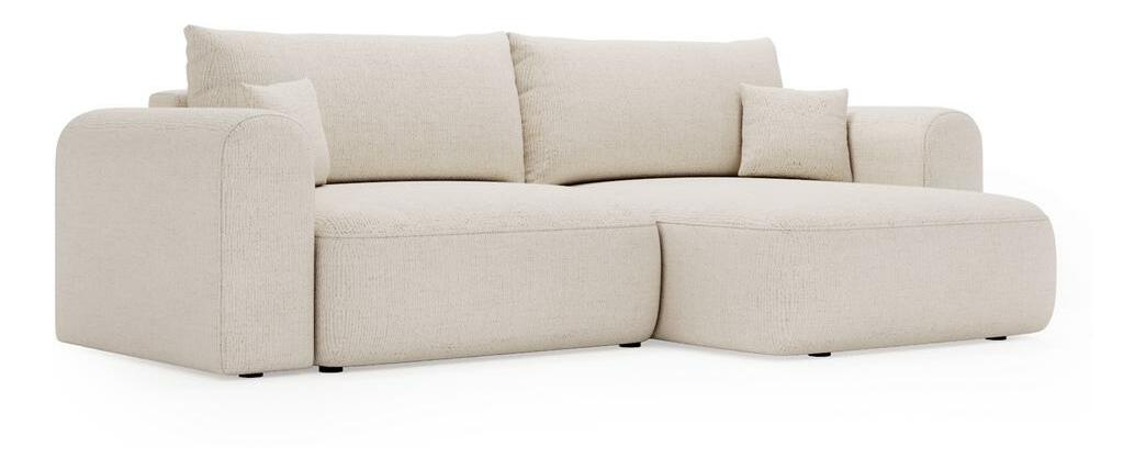 Rohová sedacia súprava Sorento (krémová + čierna)