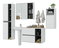 Set mobilier baie Vambos standard (alb + grafit)