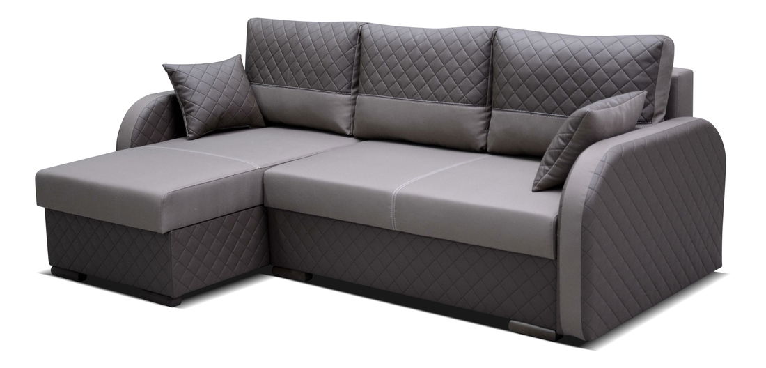 Rohová sedačka Vilho (sivá) (L)