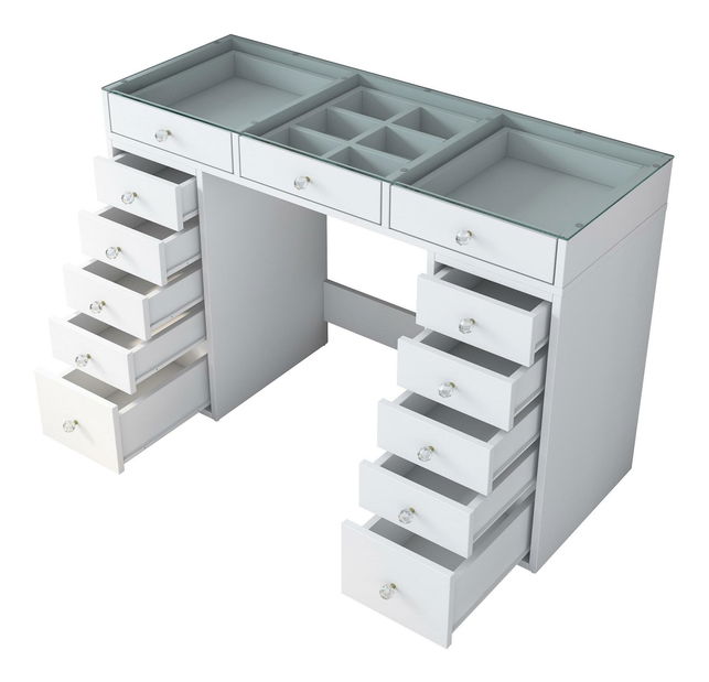 Fésülködőasztal Blake 105 (fehér)