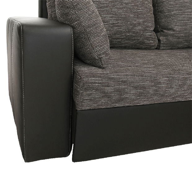 Rohová sedačka Manter (hnedá) (P)