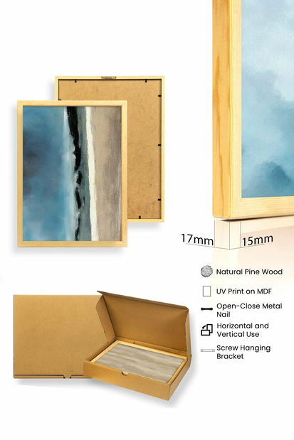 Obraz 30 x 40 cm Hulla 3 (viacfarebné) (3 kusy)