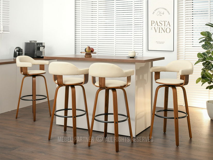 Stolička Herbert (oriešková + orech tmavý)