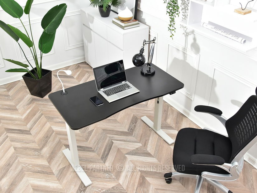 PC stolić Wilhelm (crna + bijela)