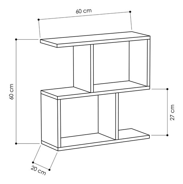 Pomoćni stolić Matabi (bijela)