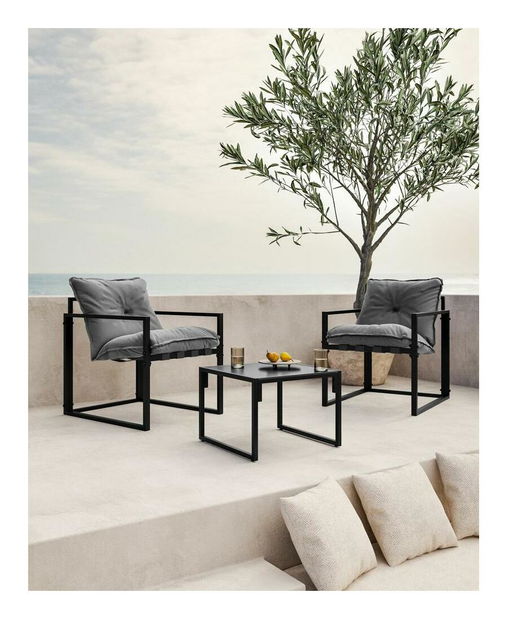 Záhradný set Lenoria 1 (sivá)