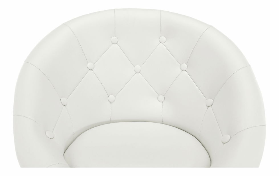 Otočné kreslo Gully (biela)