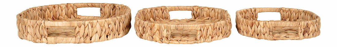 Set 3 ks podnosov Evinora (prírodná)