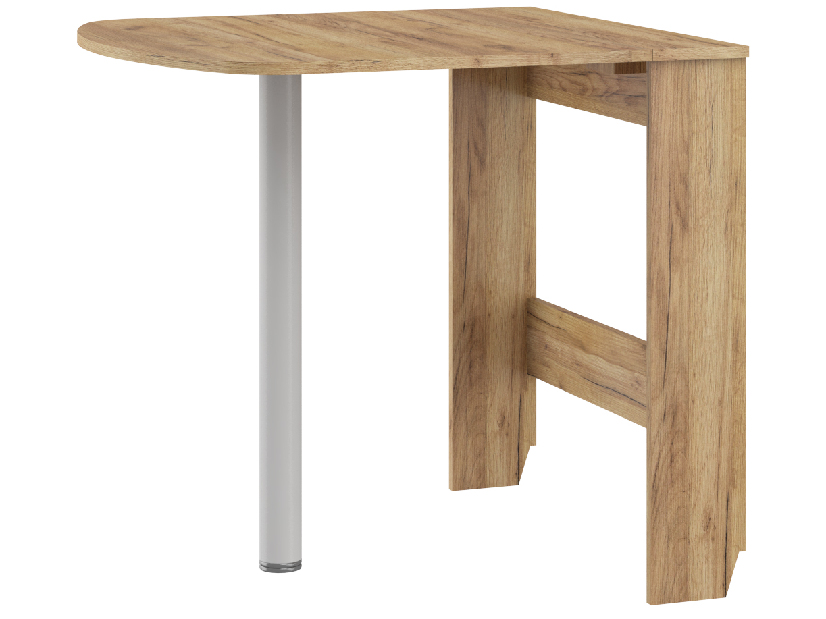 Blagovaonski stol na razvlačenje Elston 6 (craft zlatni) (za 2 osobe)