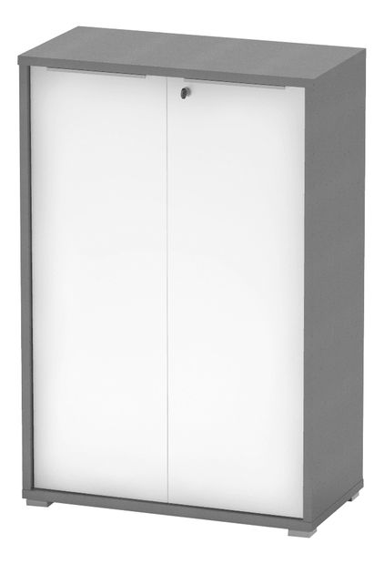 Dulap cu lacăt Hamila NEW TYP 09 (grafit + alb)