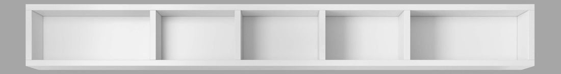 Nappali bútorsor Tamie Typ 10 (fehér+ fényes fehér)