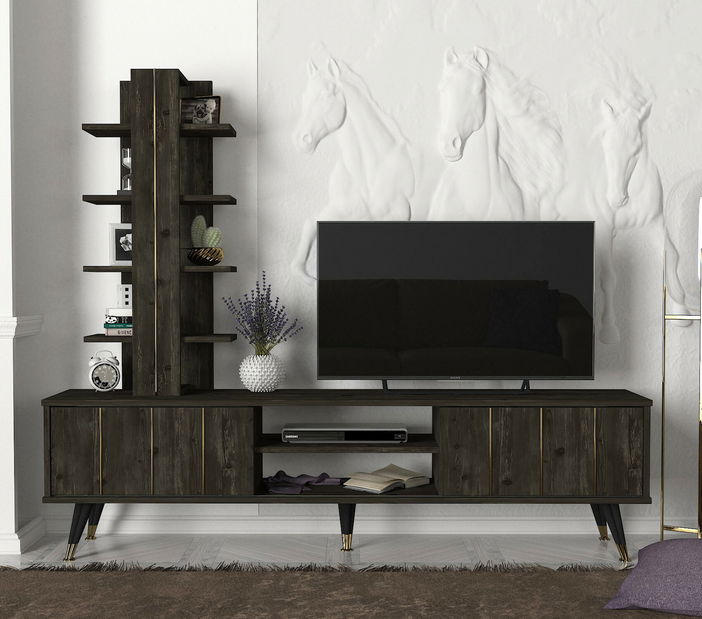 Mobilier living Neo (maro închis)