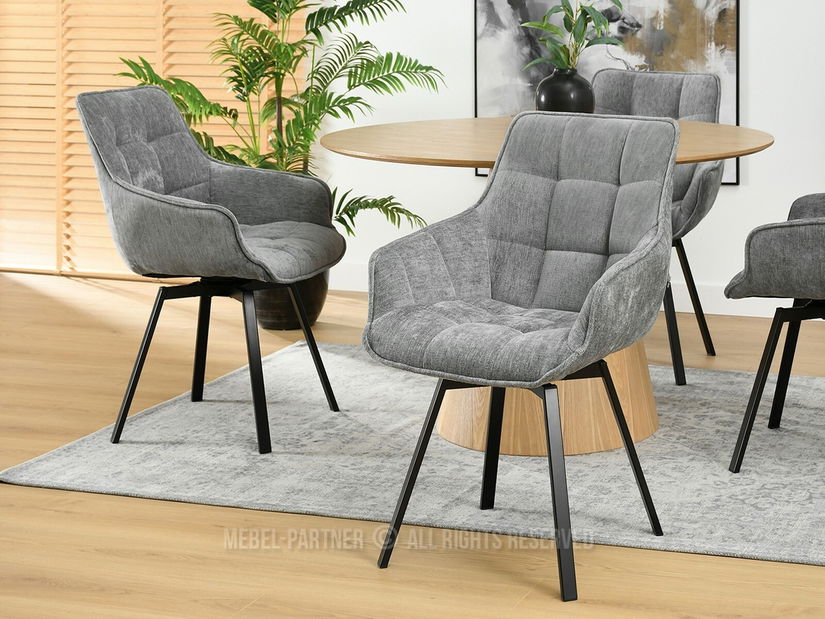 Scaun Aranbura (gri + auriu)