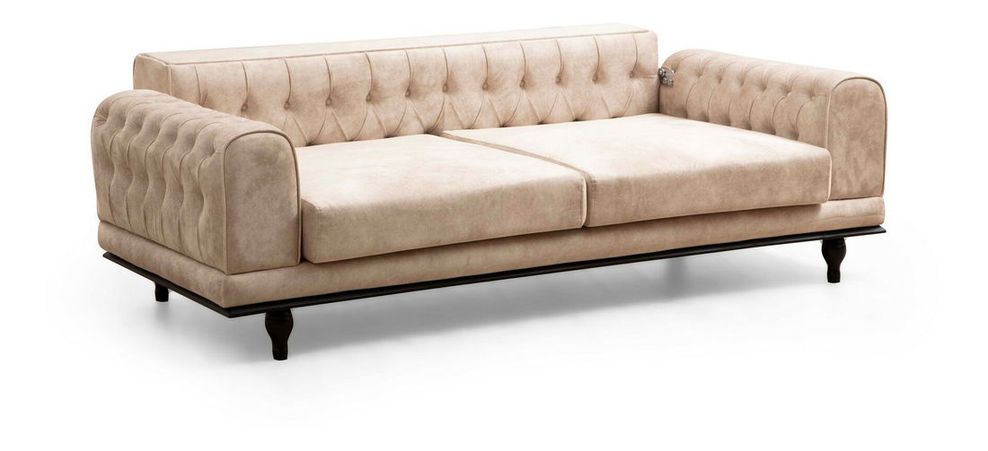 Háromszemélyes kanapé Alfredo (bézs)