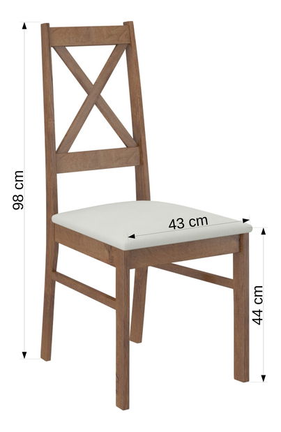 Jedálenský set Raviel38 (orech tmavý + paros 2)