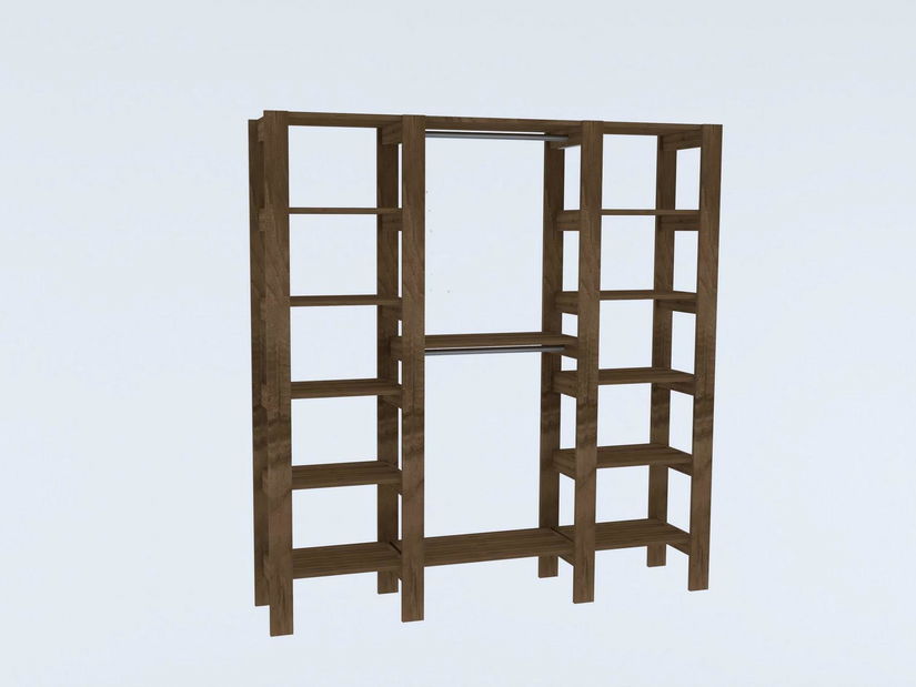 Regál Clementine 4 (dió)