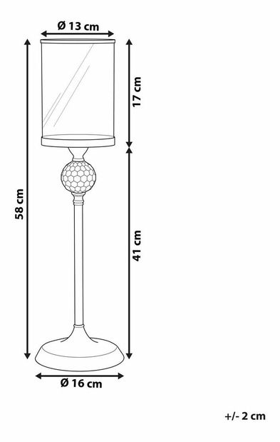 Svietnik Cottu (strieborná)