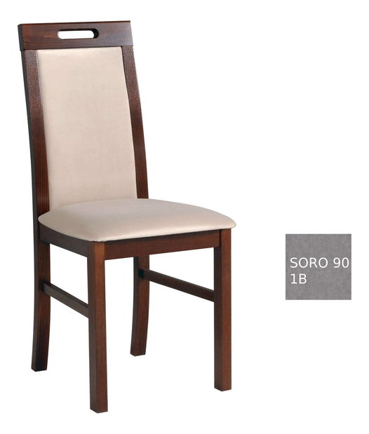 Blagovaonska stolica Nova (orah + siva) *Outlet moguća oštećenja