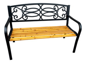 Bancă de grădină Ramoa (negru)