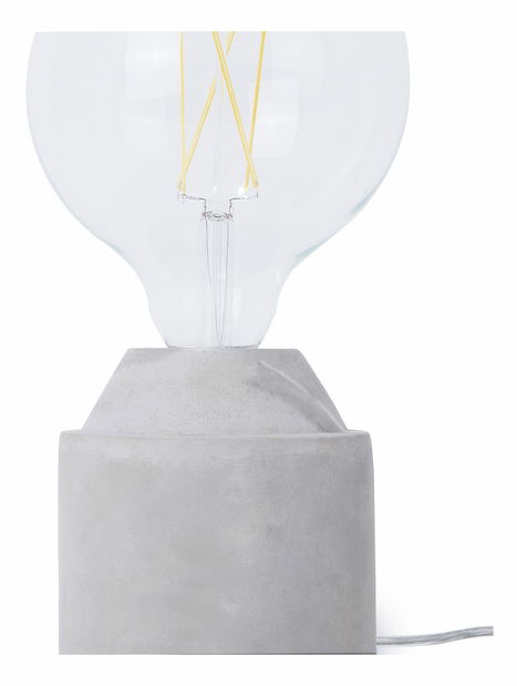 Stolná lampa SENNA (betón) (sivá)