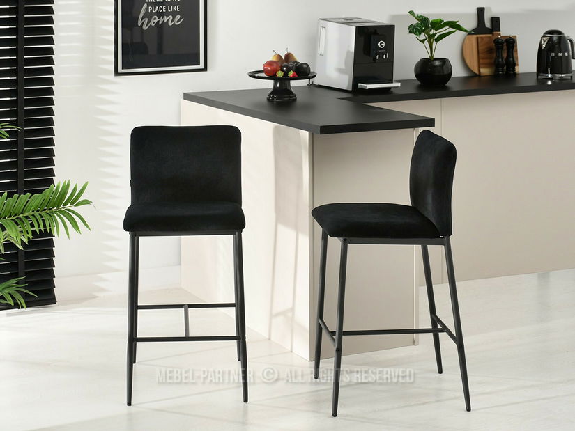 Scaun bar Jundino (negru)