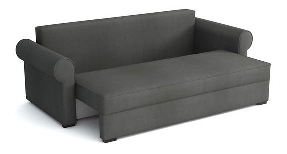 Canapea extensibilă Mosuria (gri închis) (cu sp. depozitare) *resigilat