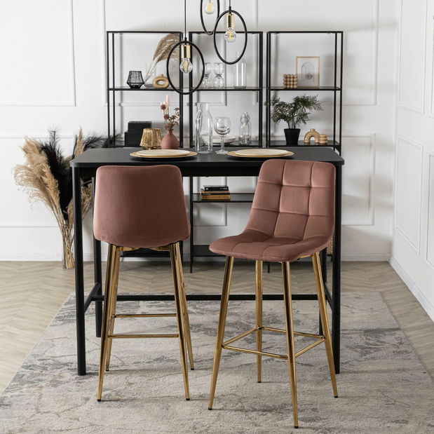 Scaun sufragerie Abisales (roz) 