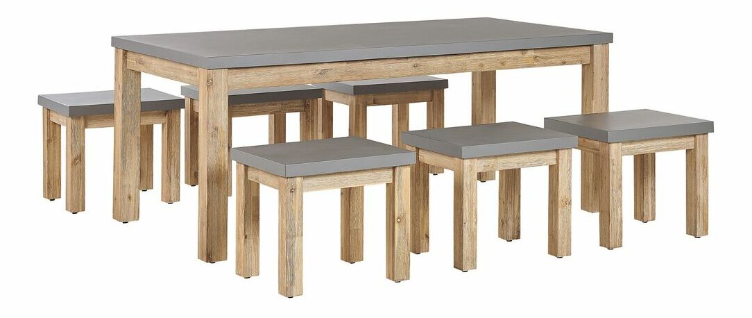 Set mobilier de grădină Orlando (gri)