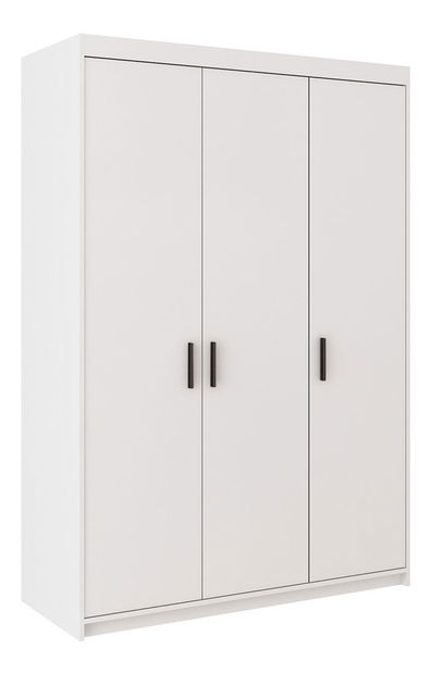 Šatníková skriňa Milica 3D (biela)