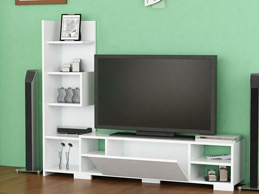 Mobilier living Perla set (Alb) 