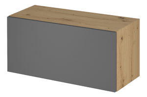 Dulap superior de bucătărie G80K Langari (stejar artisan + gri mat)