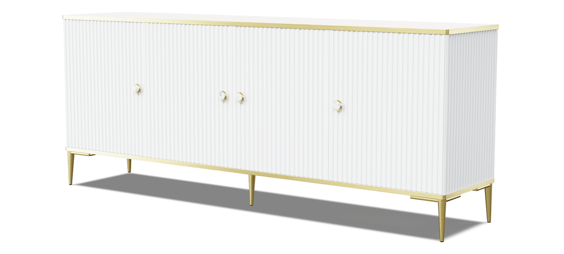 Szekrény Pietra 4D (fehér)