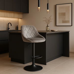 Barska stolica Edvina (siva) 