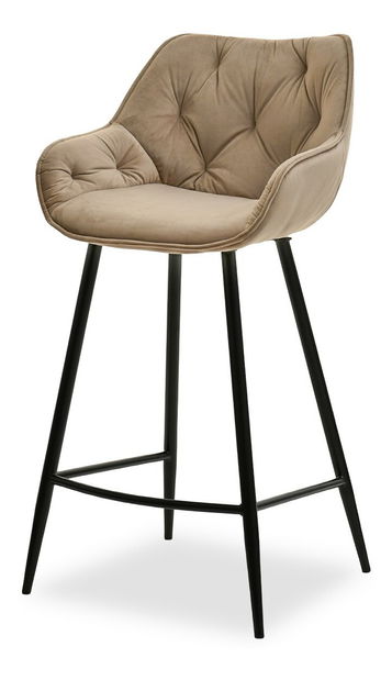 Stolička Lars (béžová + čierna)