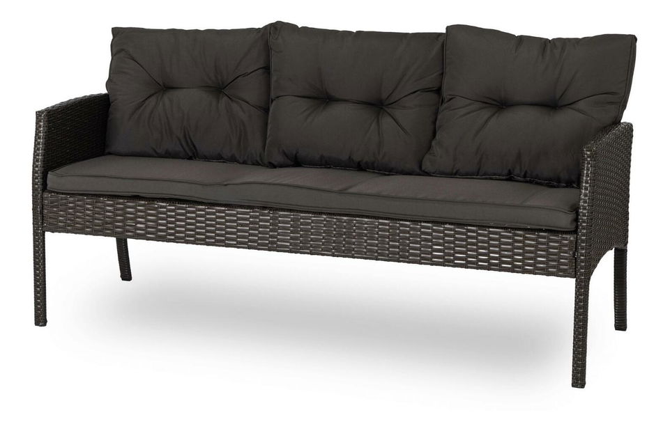 Vrtni set Adaptarlas (crna) (za 7 osoba)