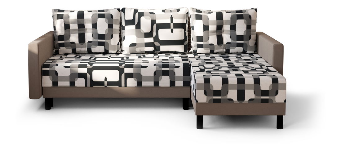 Colțar Glimmer L (bej + multicolor) (D)